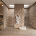 Плитка Kerama Marazzi Про Травертин бежевый темный матовый (30x89,5) арт. KM3090B0191R